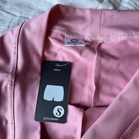 SUPRNOWA Spandex Workout Shorts, Size S - Picture 2 of 2